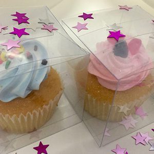 Transparent cupcake boxes - perfect for events!