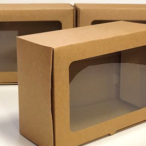 ? Meet our new box; The Kraft Box with Window ?