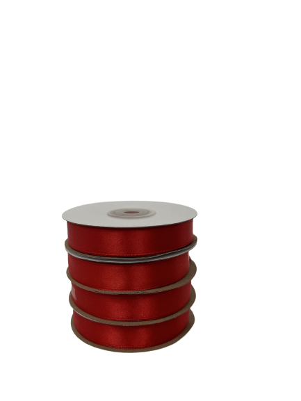 15mm x 30m Satin Ribbon (Red)