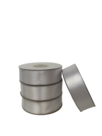 25mm x 30m Satin Ribbon (White)