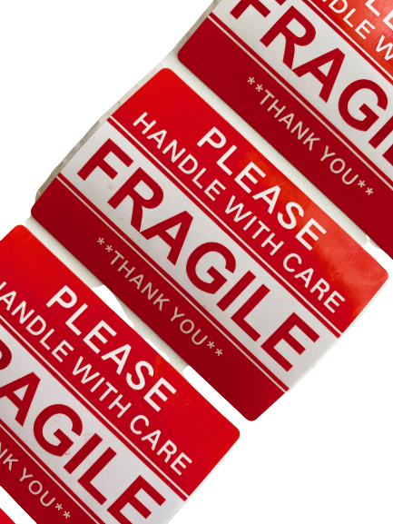 Fragile Stickers (500) – In The Box