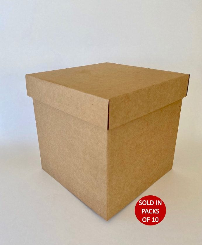 Tall gift box kraft