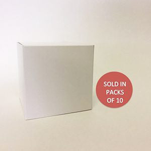 Square White Box 120x120x120mm (Pack of 10)