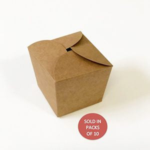 Asian Style Cupcake Box (Kraft) (Pack of 10)