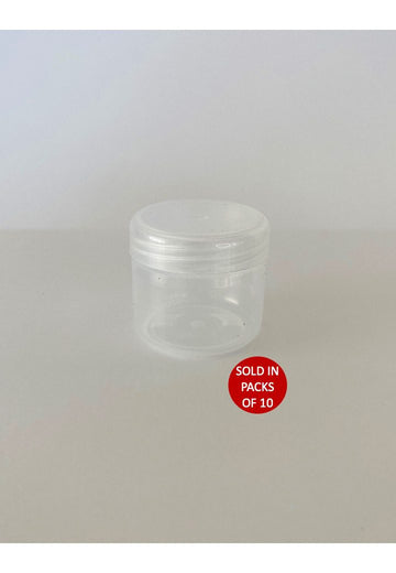 25ml Clear Jar with Screw On Lid