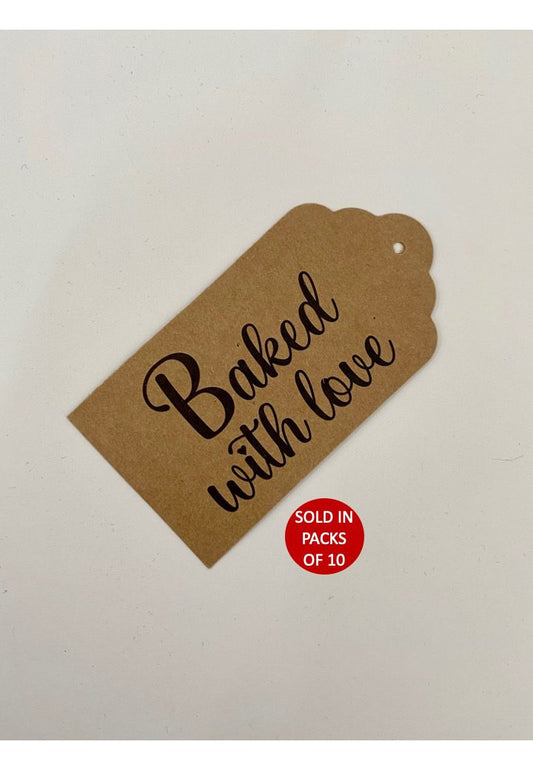 Baked With Love Tag (Kraft)