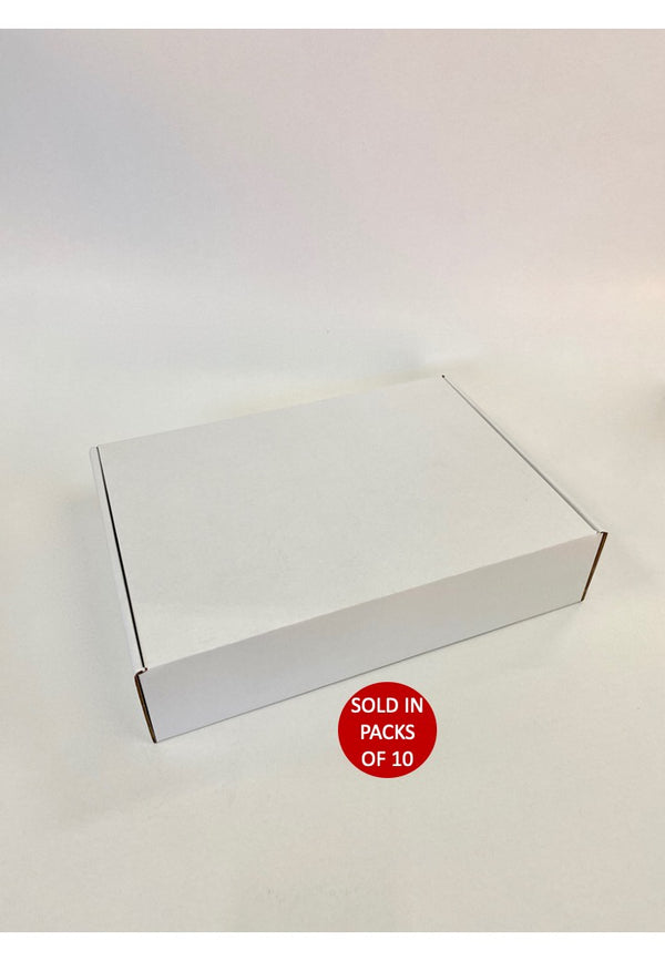 White Shipper Box 318x230x72mm (Pack of 10) – In The Box