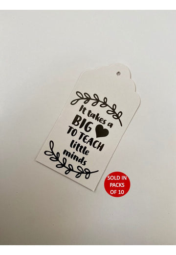 Big Heart Tag (White)