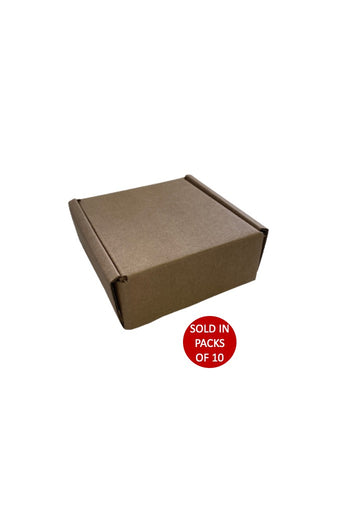 Kraft Shipper Box 99x99x40mm (Pack of 10)