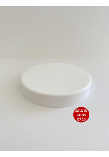 125ml Screw on Cap - White Dome Lid