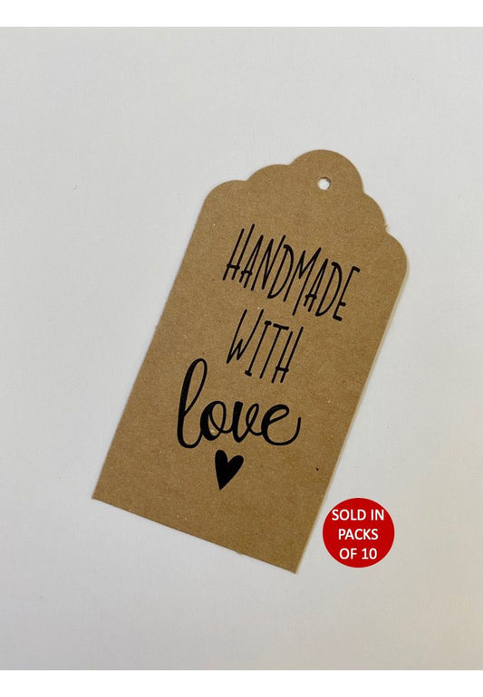 Handmade With Love Tag (Kraft)